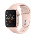 Apple Watch Series 5 GPS- Gold Aluminum Case with Pink sand Sport Band (40mm)